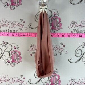 Headband large big circle style light pink stretch Mauve Dusty Rose Infinity